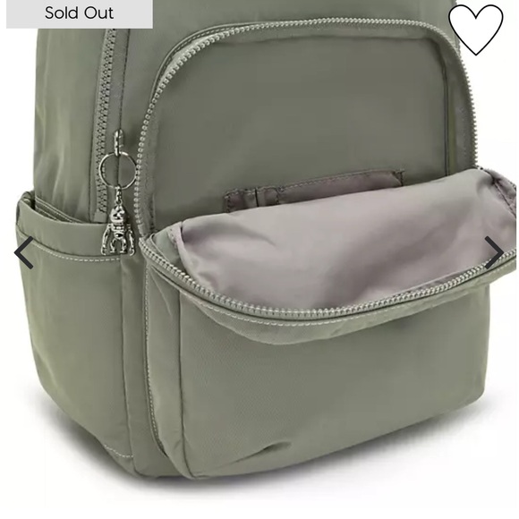 Kipling Stylish Green Backpack - Picture 8 of 9